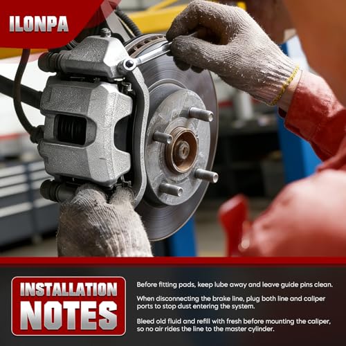 Image of Front Disc Brake Caliper Assembly with Bracket fit for 2003-2012 Honda Accord, 2001-2003 CL, 2004-2014 TSX, 1999-2008 TL, Front Right and Left Caliper set with 2PC, 19-B2584 19-B2585