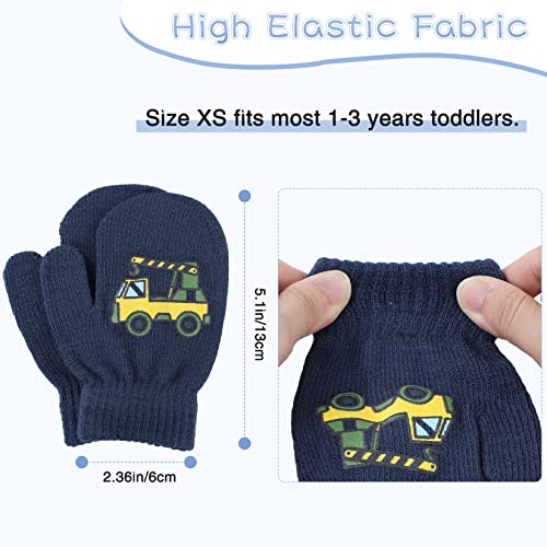 Century Star Toddler Winter Warm Gloves Magic Stretch Mittens for Boys Girls Knitted Soft Baby3