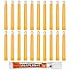 Cyalume SnapLight Knicklichter in Orange (20-er Pack) - 15 cm Glow Sticks mit Haken am Ende - ultra helle Light Sticks mit einer Leuchtdauer von 12 Stunden,Orange x20
