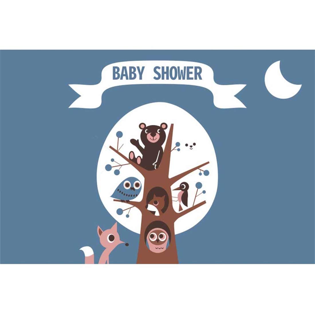 Buy Yeele Baby Shower 10x6.5ft Photography Background Cartoon Animals
