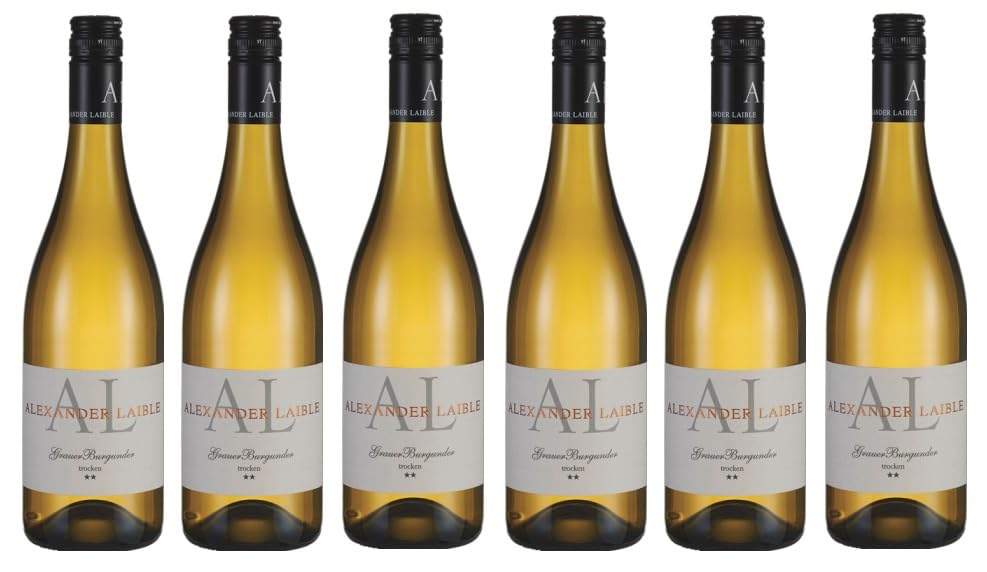 6x 0,75l - 2025er - Alexander Laible - Grauburgunder ** - Qualitätswein Baden - Deutschland - Weißwein trocken