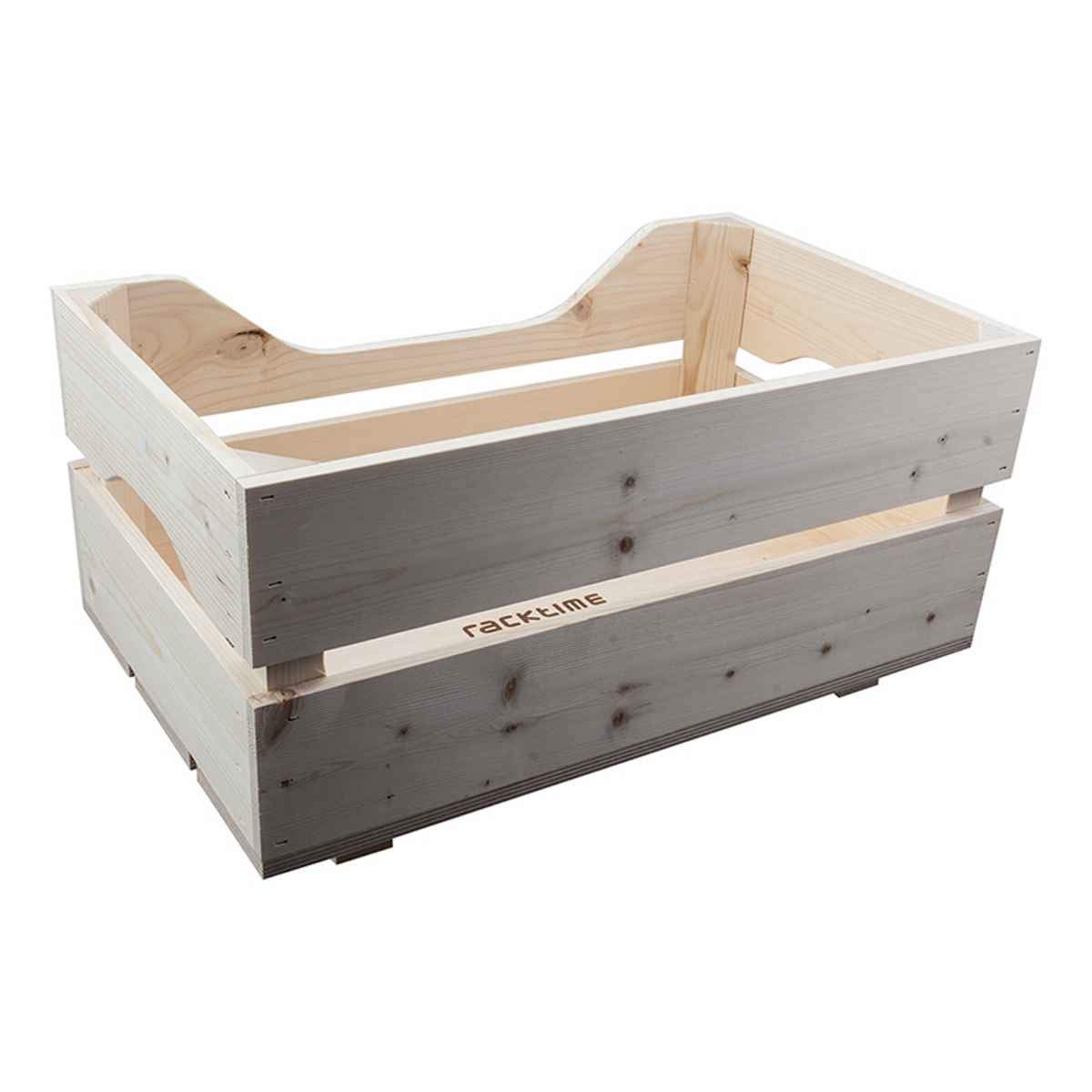 Racktime Unisex - Adult Woodpacker Bicycle Basket, Black, 1 Size