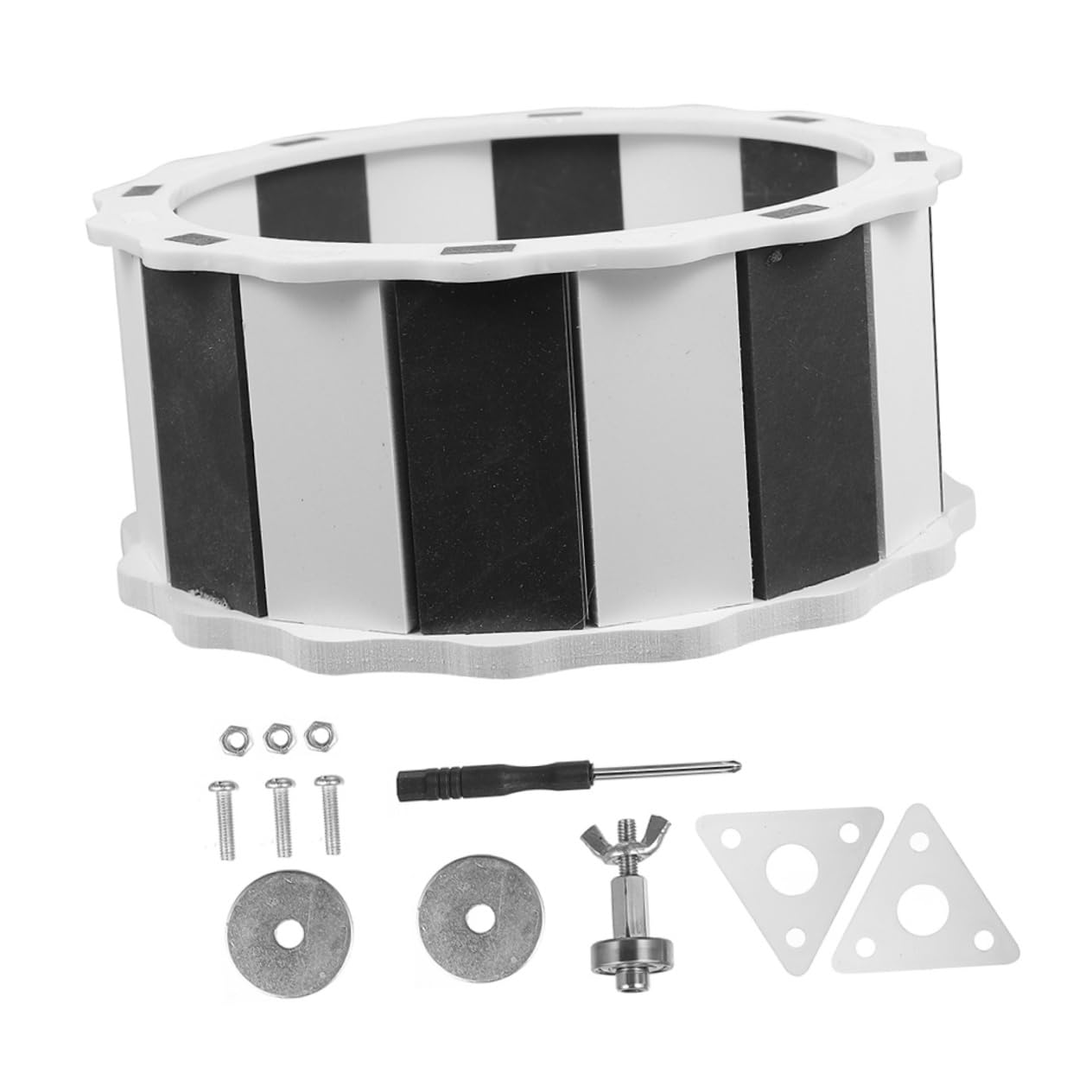 COLLBATH Hamster Exercise Wheel Silent Rat Running Wheel for Hedgehogs Pets Enriches Playtime Durable Design Cage Accessory