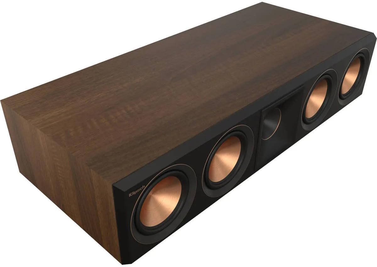 Klipsch Reference Premiere RP-8000F II 5.0 Home Theater Pack, Bundle with 2X RP-8000F II 8" Floorstanding Speaker, RP-504C II Center Channel Speaker, 2X RP-600M II Bookshelf Speaker, Walnut