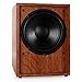 Produktbild auna Linie-300-SW-WN - Aktiv Subwoofer, HiFi Subwoofer, Sub, 150 W RMS, 10" Tieftöner, integrierter Verstärker, Einschaltautomatik, Holzgehäuse, abnehmbare Lautsprecher-Abdeckung, walnuss
