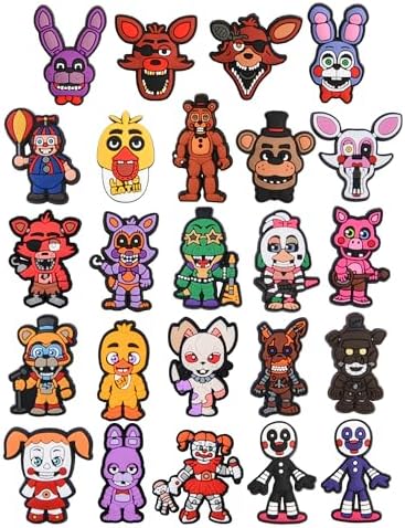 20 Stück Anime Schuhanhänger - Niedliche Cartoon-Figuren, PVC, Für Kinder Und Teens