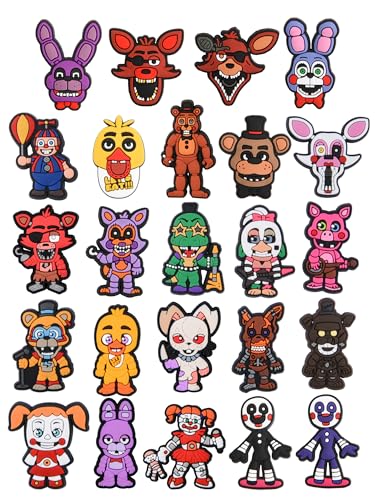 Beamandi Game Shoe Charms Video Game Shoe Decoration for Kids Boys Girls Men Women Wristband Sandals Clog Accessories Party Gifts