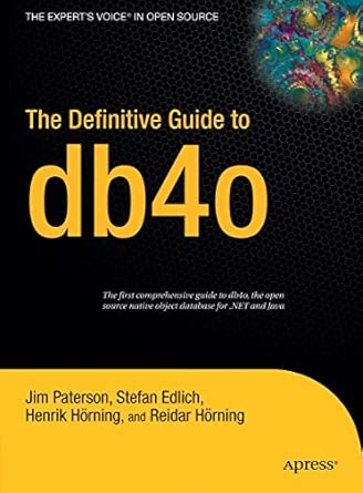 The Definitive Guide To db4o book cover