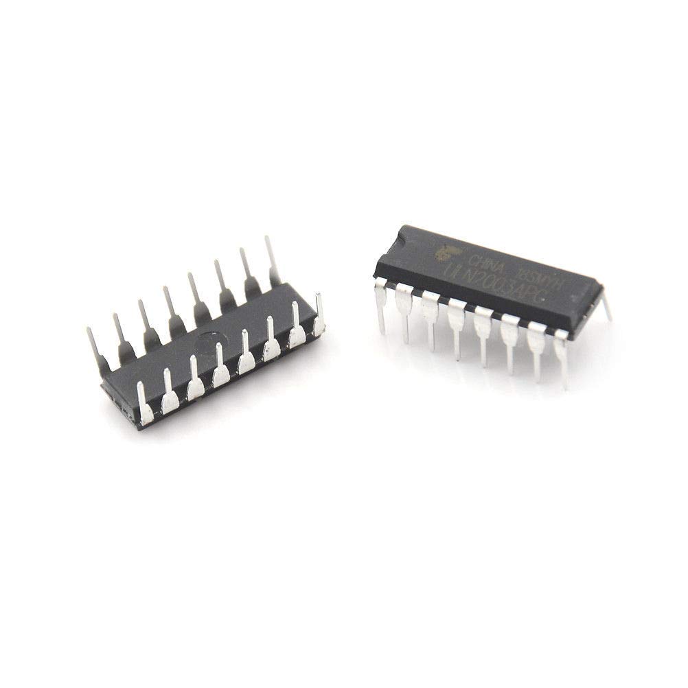 INVENTO 2Pcs ULN2003A ULN2003APG Stepper Motor Driver IC Bipolar Transistor Array, Darlington, NPN, 50 V, 2.25 W, 500 mA, 1000 hFE, DIP (B07ZJM1Q5H) Amazon Price History, Amazon Price Tracker