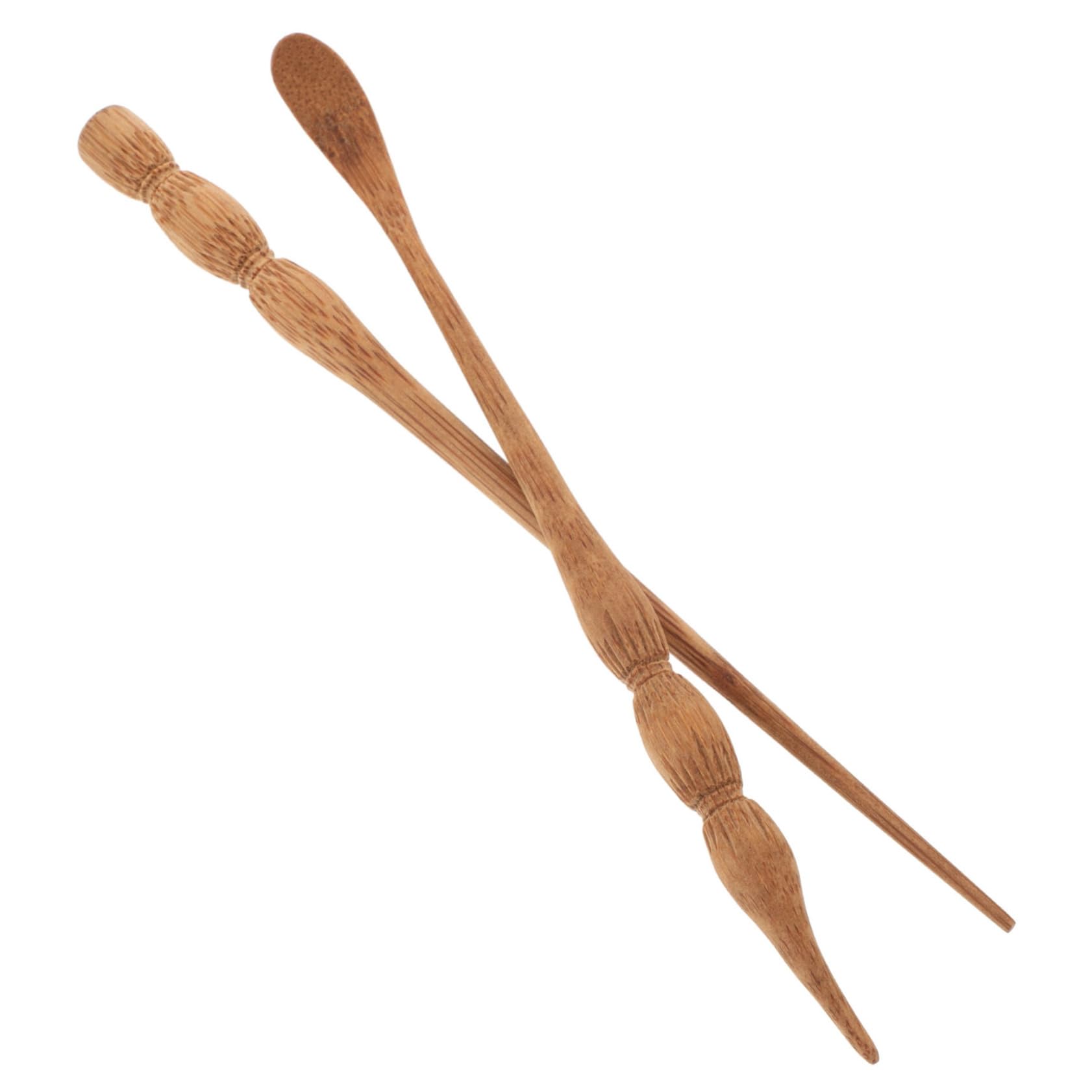 VOSAREA 1set Tea Spoon and Needle Set Reusable Tea Culture Tool Elegant Accessories Lightweight and Easy to Clean