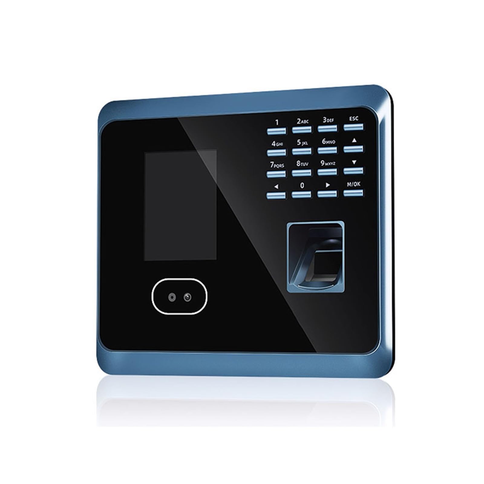 Máquina de Fichaje, Máquina de tiempo y asistencia con reconocimiento UF100 lector huellas dactilares, reloj TCP/IP(ID)