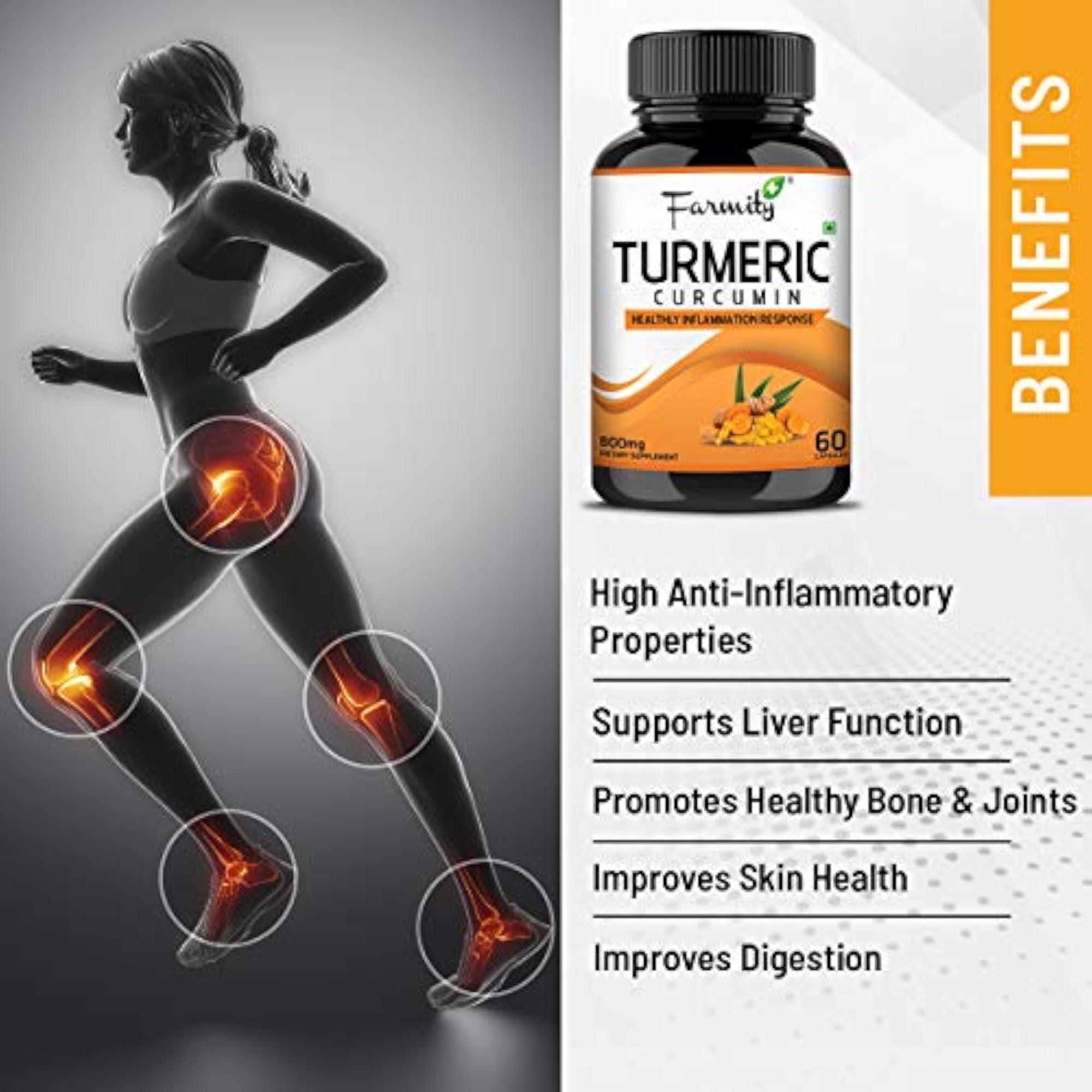 Turmeric Capsules for Joint Support & Immune Boost