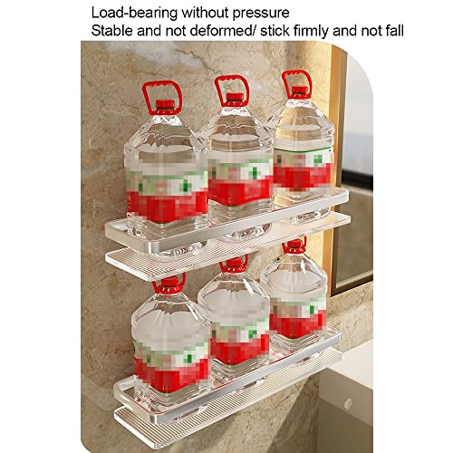 Support de rangement de douche mural en acrylique transparent rigide et stable