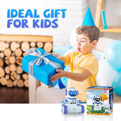 image for Carox Interactive Robot Alarm Clock and Remote Control Car for Kids - 