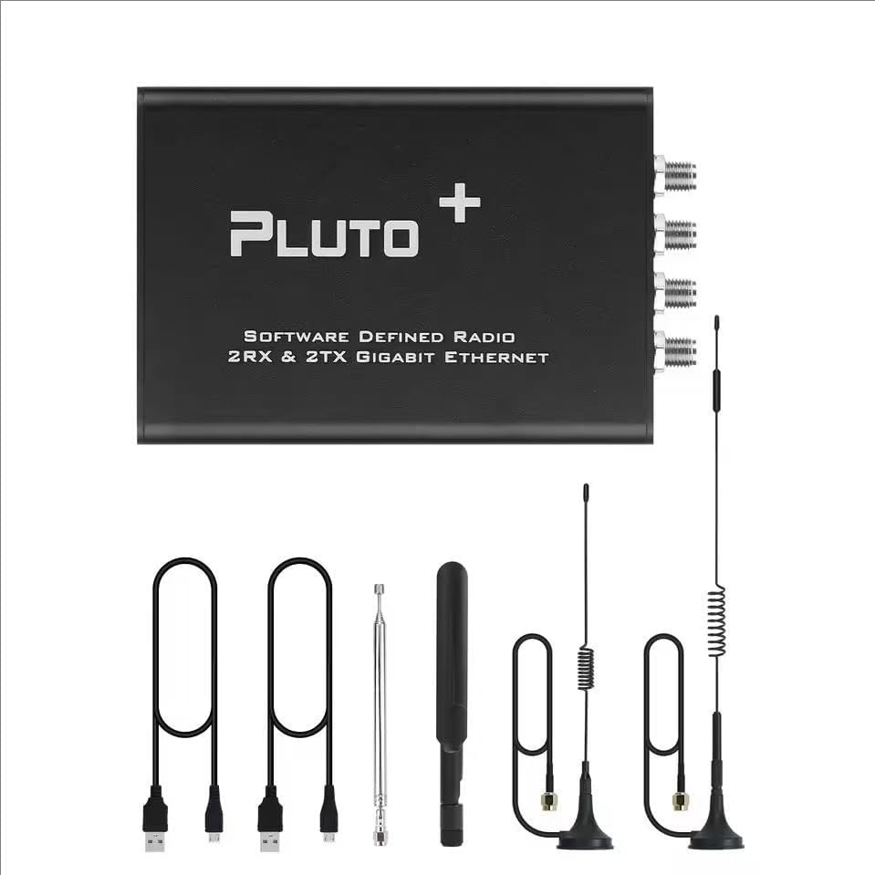 PLUTO+ Transceptor de radio definido por software, SDR de banda ancha de 70 MHz-6 GHz con 2TX/2RX, compatible con AD9363/AD9361/AD9364, Zynq-7010 FPGA, Gigabit Ethernet, USB OTG, plataforma de