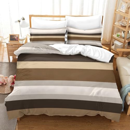 Parure de lit microfibre résistante et confortable avec housse de couette 3D