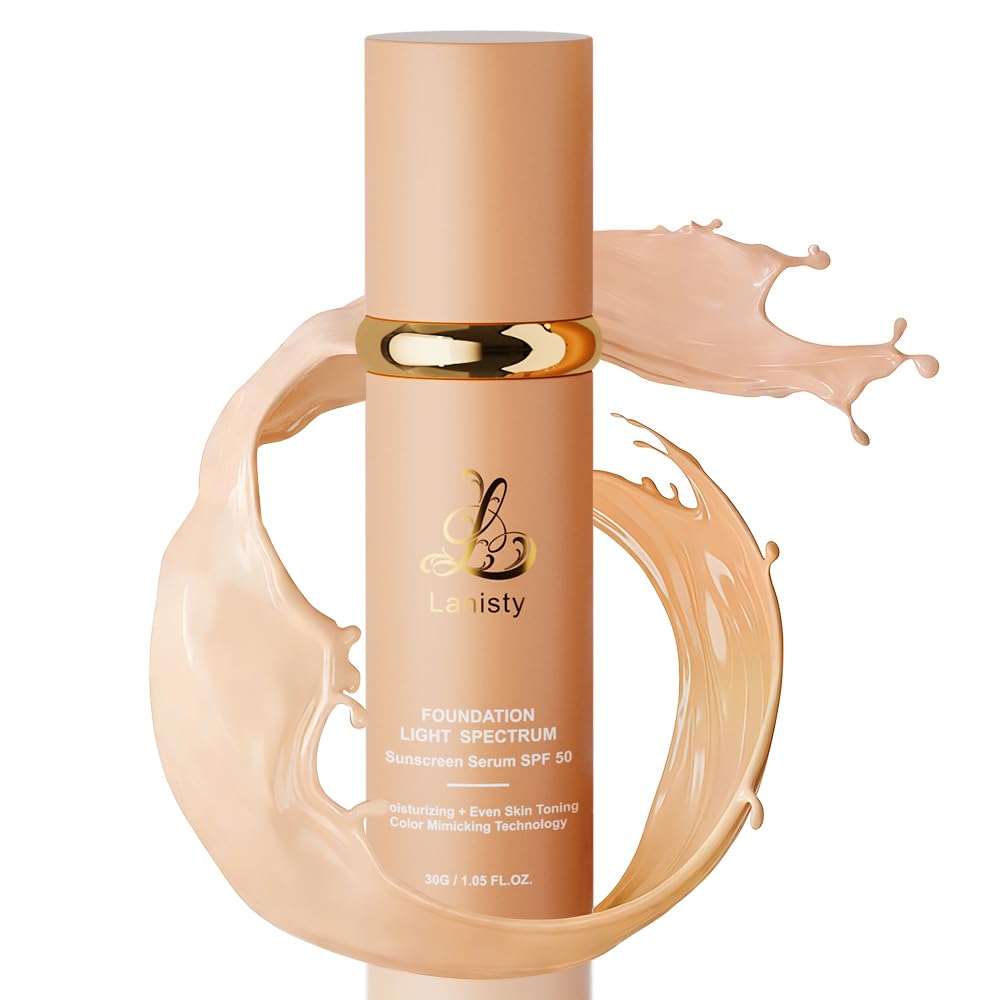 Amazon.com : Lanisty 4-in-1 Color Changing Foundation, SPF 50