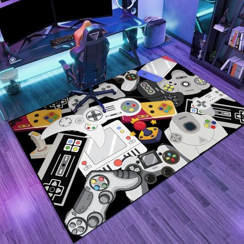 Tapete decorativo para niños gamer 150x100 cm miniatura 5