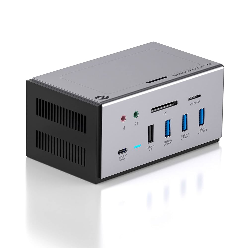 ドッキングステーション　TUNEWEAR ALMIGHTY DOCK CX1 Amazon | TUNEWEAR ALMIGHTY DOCK CX2 18-in-1 USBハブ 最大3