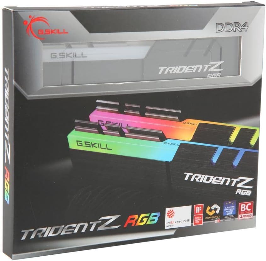 G.SKILL TridentZ RGB Series, 32GB (2 x 16GB) DDR4-3200MHz 288-Pin CL16 Desktop Memory thumbnail 5