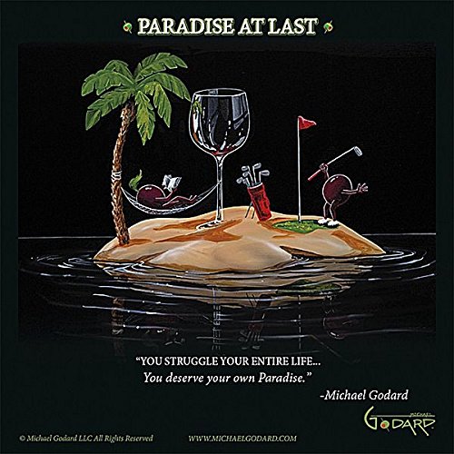 Image Conscious Paradise at Last by Michael Godard 12"x12" Art Print Poster