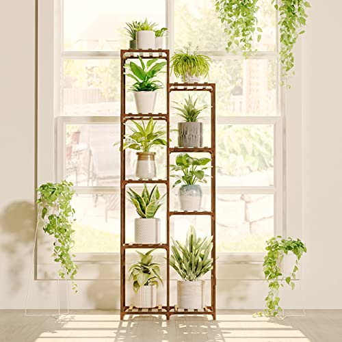 Bamworld Pflanzenregal Outdoor Indoor Blumenständer Hoch...