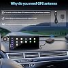 CARPURIDE Wireless CarPlay & Android Auto 4+64GB 8-Core, Online & Offline GPS Navigation 10.26 inch Car Play Screen, G00GLE Play, Mirror Link, Bluetooth, GPS-Antenne, Backup Cam
