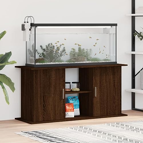 Gecheer Aquariumständer Sonoma-Eiche - 81x36x73cm Mit Stauraum