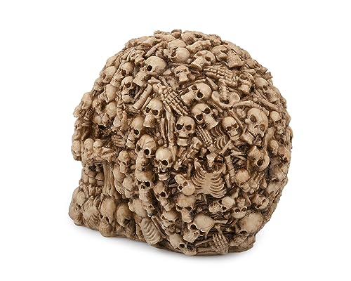 Calavera de resina de 5.5 pulgadas DS. DISTINCTIVE STYLE para decoración gótica de Halloween 6