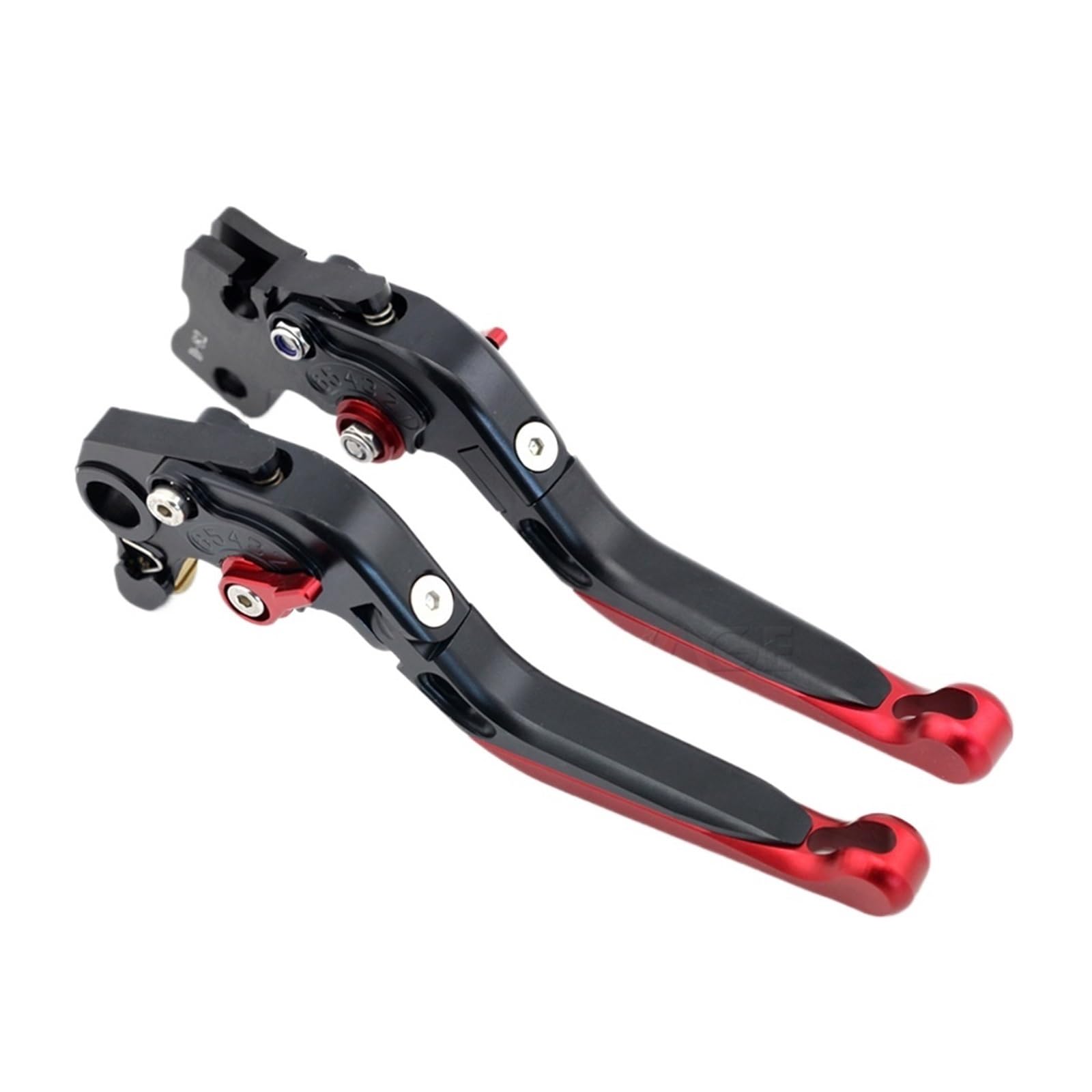 Ewsjg Red Black Folding Brake Clutch Levers For Duc&Ati Monster 797 821 659 Hypermotard 820 939 Multistrada 950 Handlebar Lever Accessories Clutchs Brakes Handle Levers