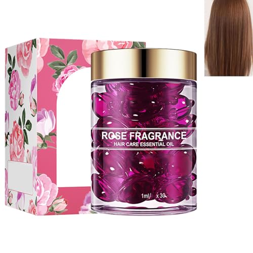 Capsules for Hair Care,Hair Vitamin Serum Capsule,Hair Care Moisturizing Anti Frizz,Hair Treatment Serum,Deep Care Repair Damaged Hair,Hair Serum for Dry Damaged Hair,for All Hair Types 30PC