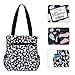 KAMO Floral Tote Bag - Waterproof Lightweight Handbags Travel Shoulder Bag for Hiking Yoga Gym Swimming Travel Beach