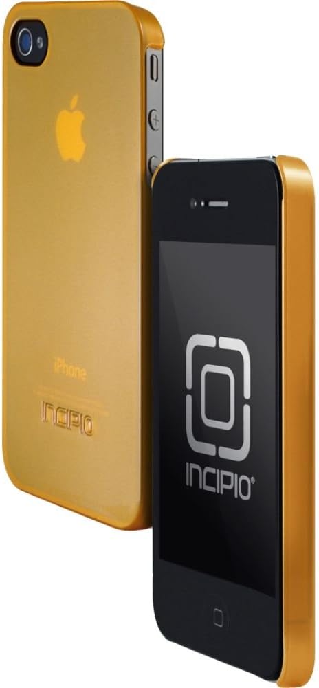 Incipio iPhone 4/4S Feather Ultralight Hard Shell Case - 1 Pack - Carrying Case - Retail Packaging - Lemon Lime