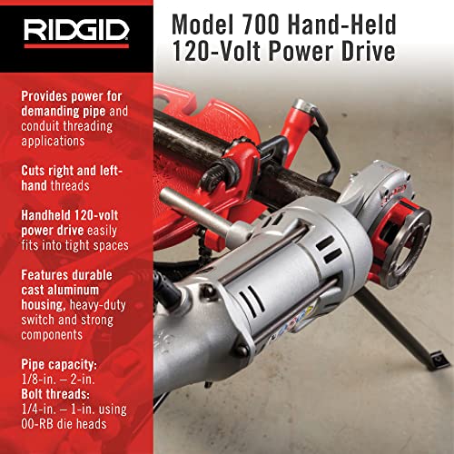 RIDGID-41935-Model-700-Hand-Held-120-Volt-Power-Drive-Silver