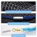 Handmade American Cast Net, BalanZze Casting Fishing Net for Bait Trap Fish, Throw Nets with Zinc Sinker Weights for Freshwater & Salt Water (3/4/5/6/8/9/10 Ft, 1/2 Inch Mesh Size)