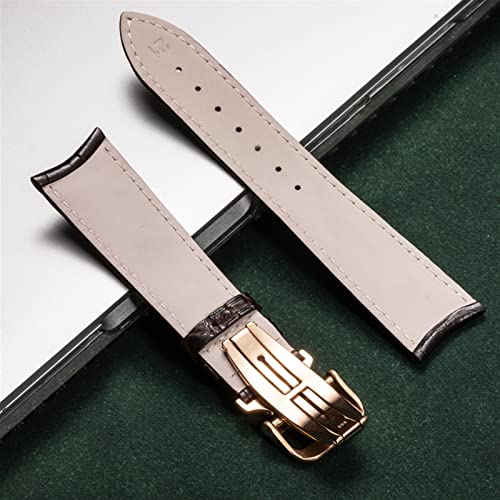 Boucle papillon contre usure bracelet en cuir Jaeger acier 20mm