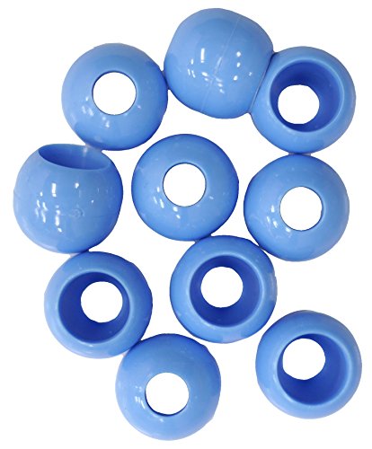 NASKA プラループエンド 15mm 10個入り Col.51 水色 P-15