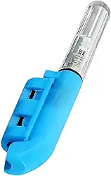 Luz de Alarme para Ponta de Vara de Pesca Eletrônica, Reparo Rápido, Alarme para Peixes, Material PP, Fácil de Usar, Adequado para Pesca Marítima, B, Tamanho real