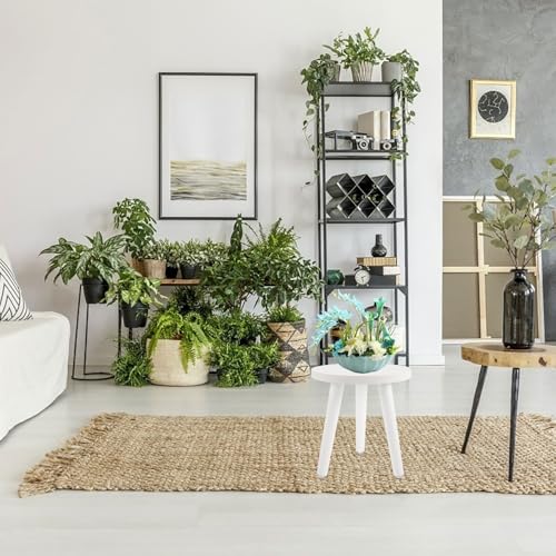 Support pot de fleurs bois détachable évite l'encombrement - 5