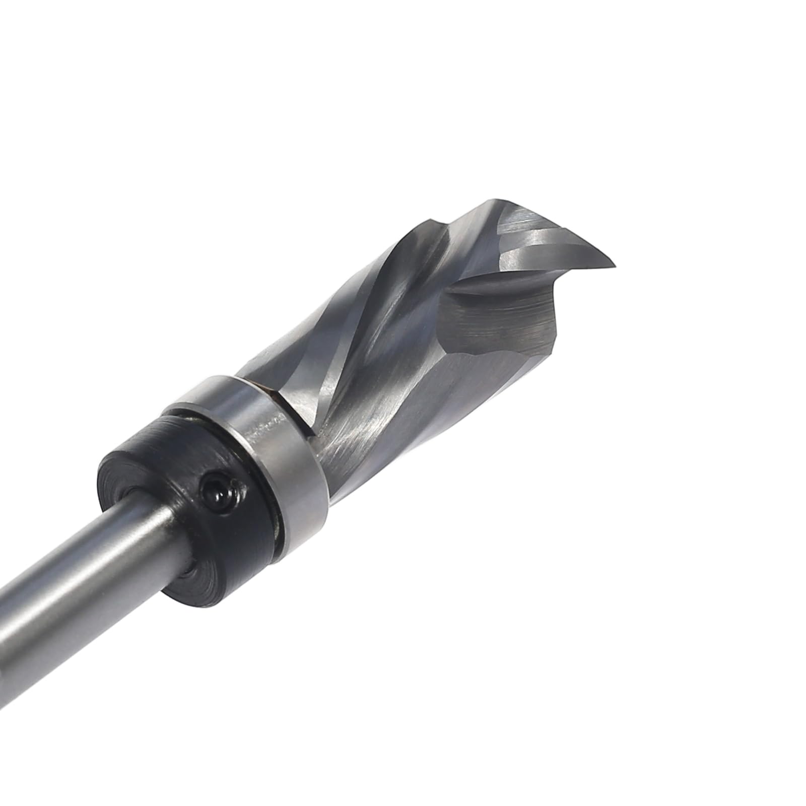 Fresa de enrasado en espiral de 6 mm, corte de compresión hacia arriba y hacia abajo, fresa en espiral para fresadora superior, diámetro de corte de 12,7 mm, longitud de corte de 25,4 mm,