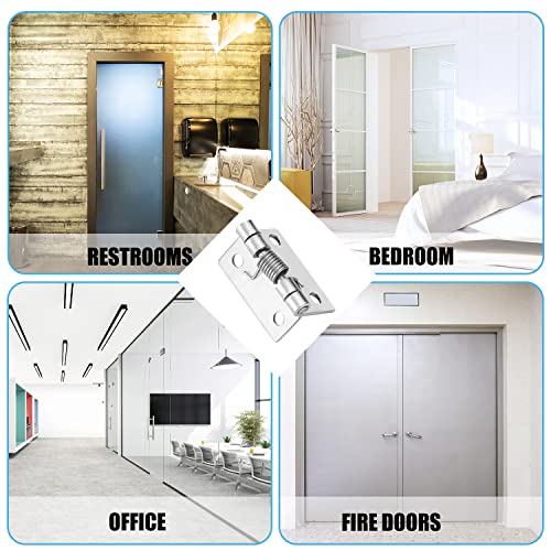 Scharniere Klappbar Schanier Klappscharnier Scharnier Edelstahl Klavierband 3 Stk Türscharniere Selbstschließende Keine Schrauben Türband Schaniere für Türen Türschaniere Holztür (50 mm)