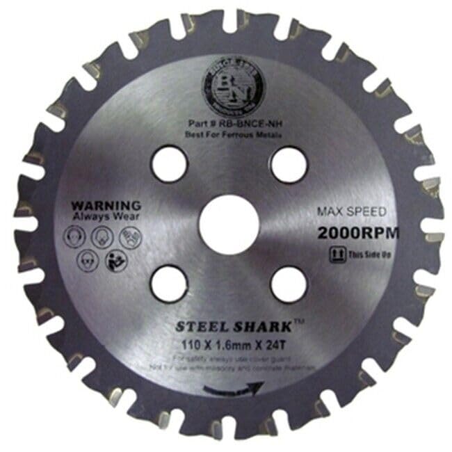 BN Products Cutting Edge Rebar Cutting Saw Blade