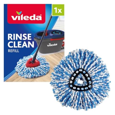 Vileda RinseClean Mop Head Replacement for All Floors Cover