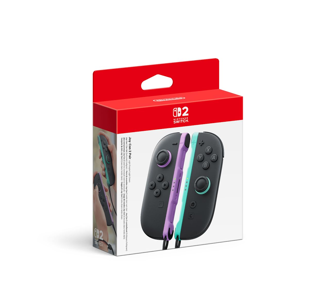 Nintendo Joy-Con 2 2er-Set (hellviolett/hellgrün)