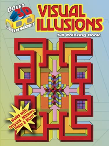 3-D Coloring Book - Visual Illusions view 2
