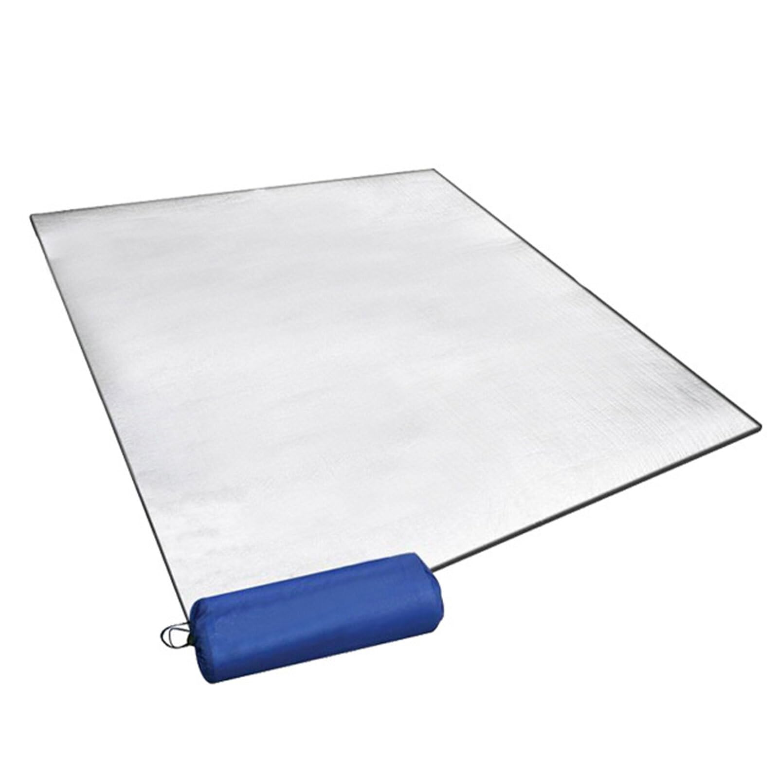 kesurpae Insulating Thermal Waterproof Foil Mat For Camping Hiking Travel Picnic Foam Sleeping Mats For Camping Aluminum Tent Mat, 1.8X2m