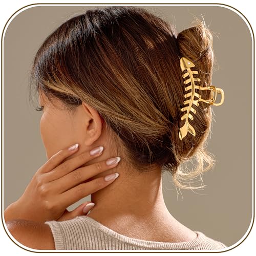 Pinzas Fish Bone para cabello fuerte y antideslizantes miniatura 1