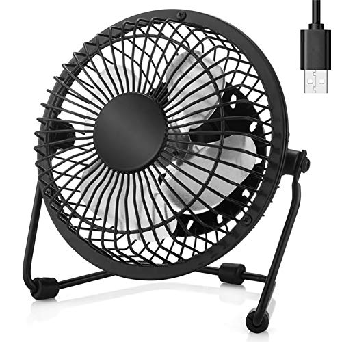 Esup 4 inch Small Fan Desktop USB Fan, Fan Quiet, USB Powered, Personal