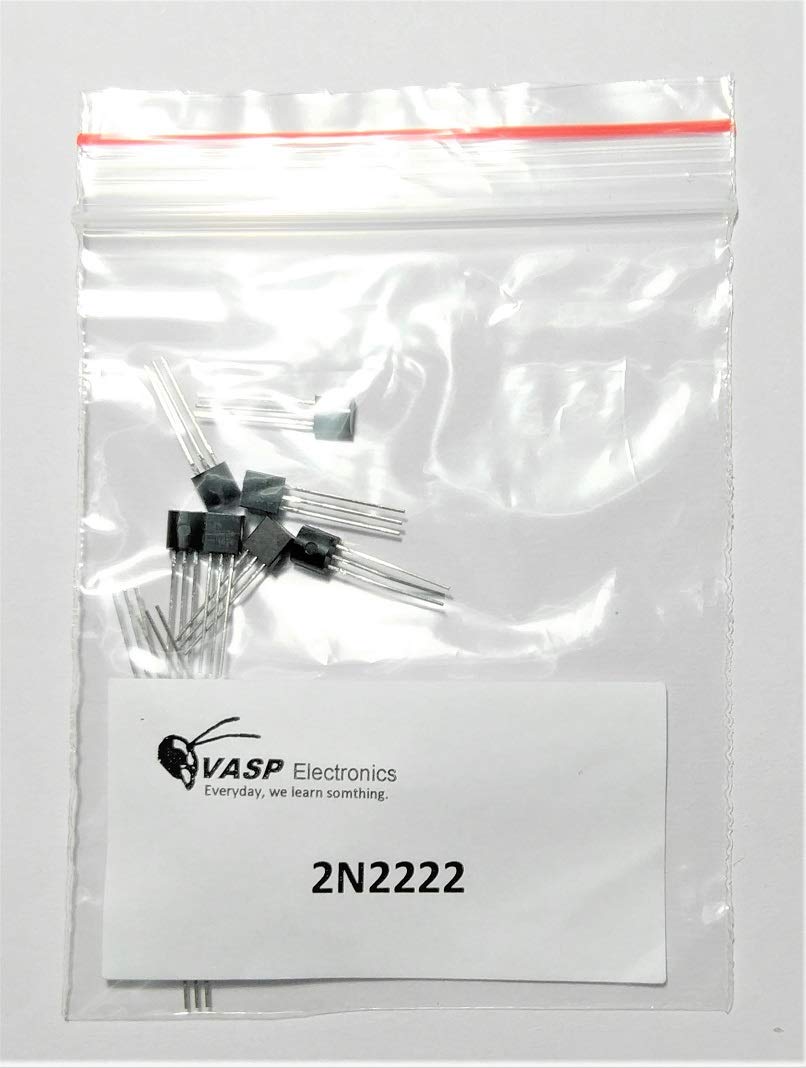 Vasp Electronics 2N2222 Transistor NPN General Purpose - Pack of 10 (B07H8M1PZM) Amazon Price History, Amazon Price Tracker