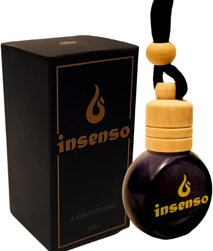 Insenso Fragrance Automotive Car Air Freshners 10ml Car Scents 60 days Fragrance Hanging Car Diffuser Bottlers Removes Odor Long Lasting Aroma Air (Dream Vanilla)